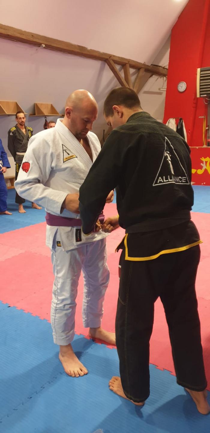 Purple belt · January 28, 2020 · Promoted by Arthur Pucci - Alliance