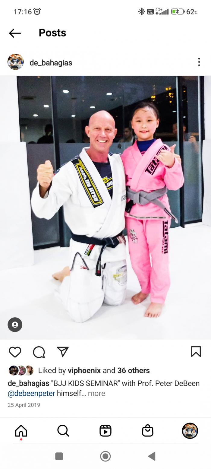 Gray belt · February 9, 2019 · Promoted by Prof. Peter Debeen