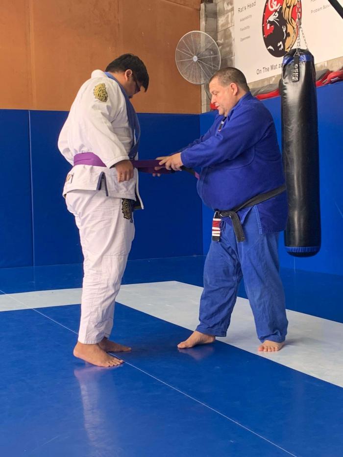 Purple belt · February 4, 2023 · Promoted by Michael Fooks
