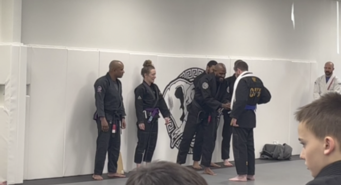 Blue belt promotion