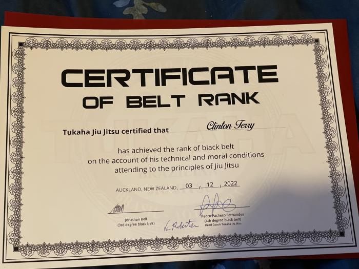 Black belt · December 3, 2022 · Promoted by Pedro Fernandes