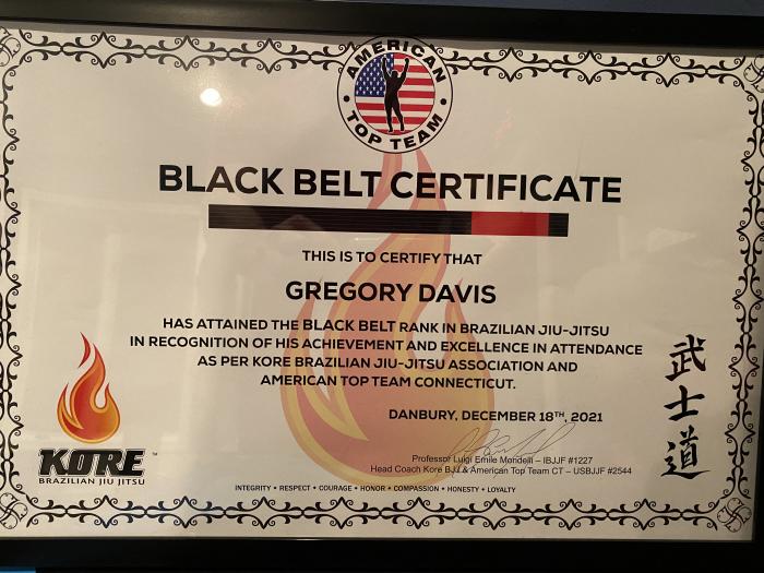 Black belt · December 18, 2021 · Promoted by Luigi Mondelli