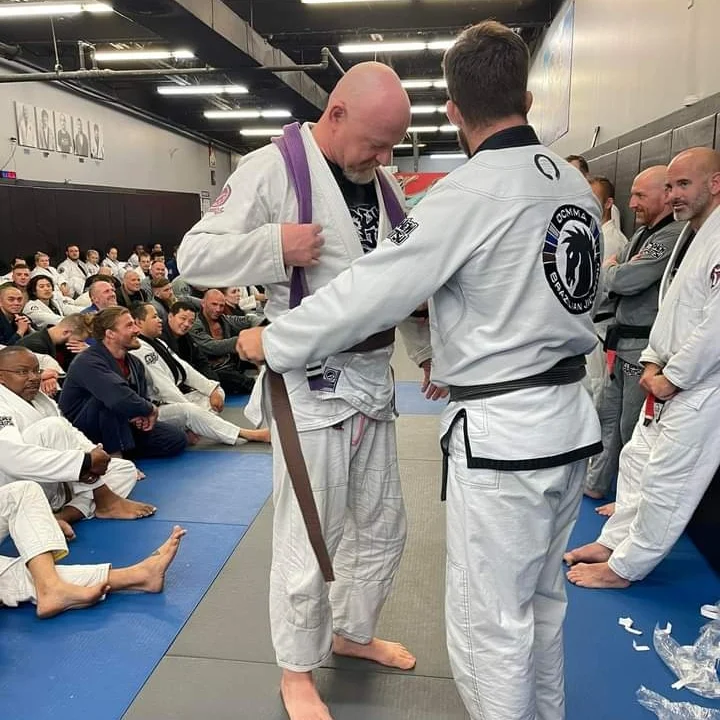 Brown belt · October 8, 2022 · Promoted by Nick "Chewy" Albin