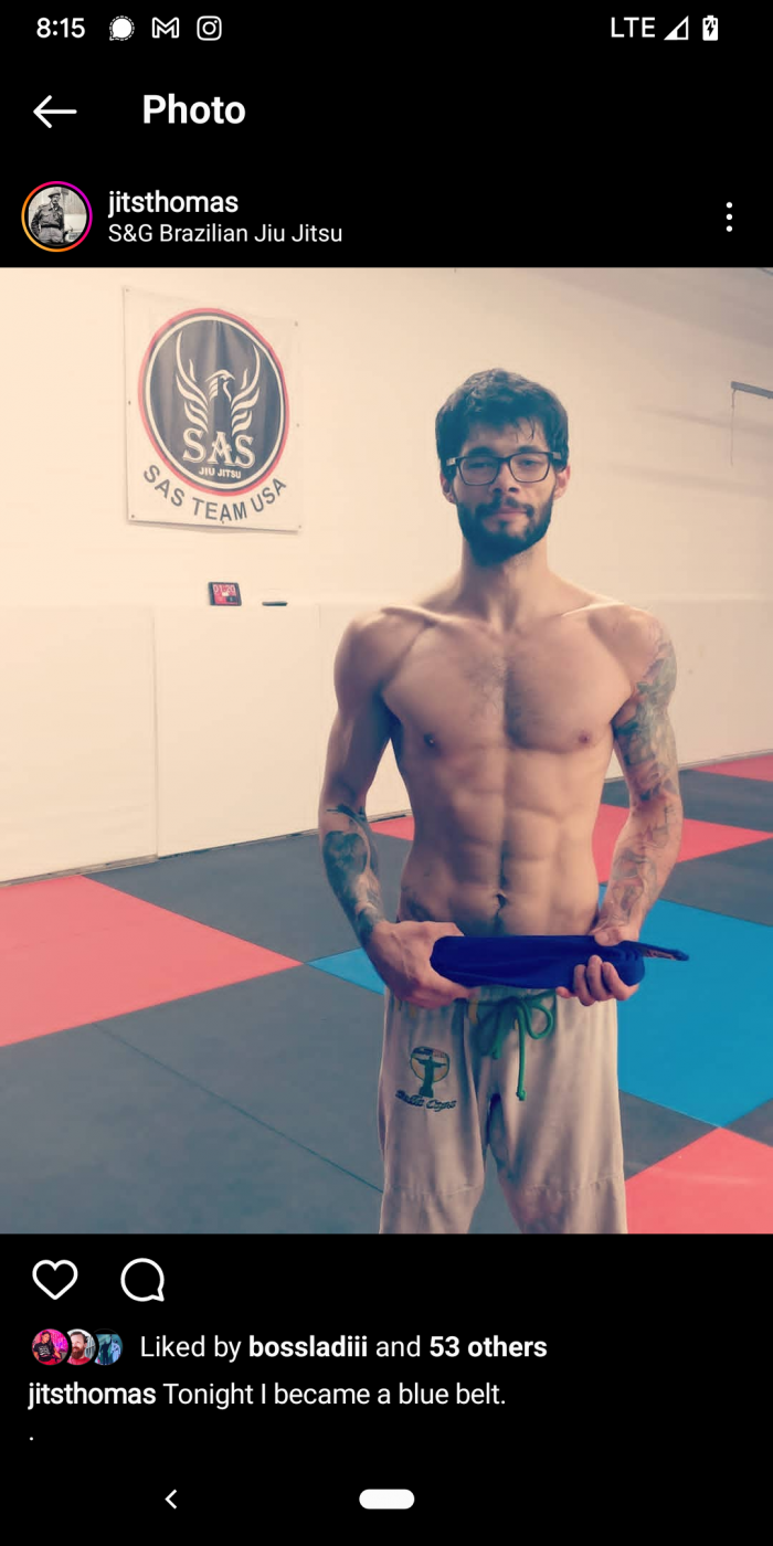 Blue belt · September 26, 2018 · Promoted by Jon Stutzman S&G BJJ