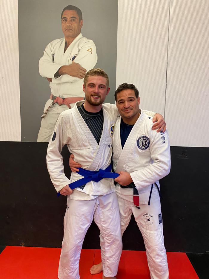 Blue belt · December 3, 2022 · Promoted by Michel Verhoeven en Frank Strooker