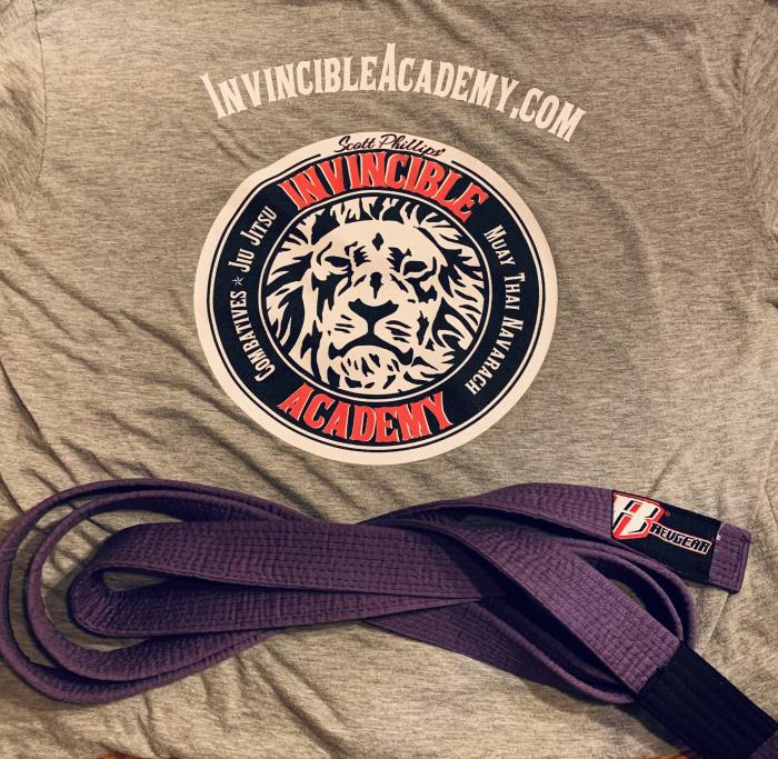 Purple belt · November 23, 2020 · Promoted by Scott Phillips