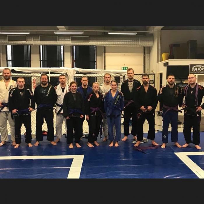 With others who received a new belt on April 17, 2018.