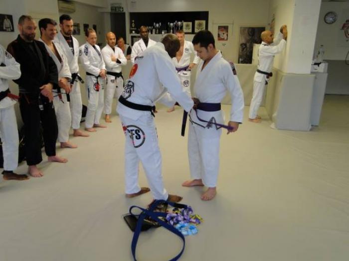 Purple belt · November 8, 2015 · Promoted by David Onuma