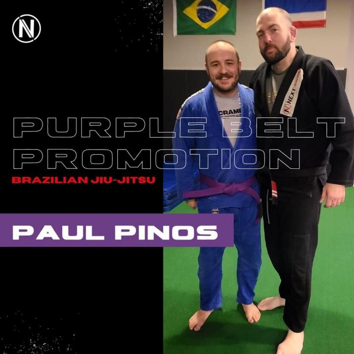 Purple belt · September 26, 2022 · Promoted by Bruce Hoyer
