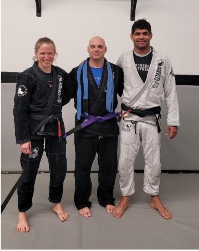 Purple belt · March 12, 2021 · Promoted by Professor Beto Vilanova