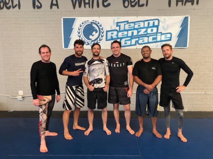 Training with Ricky Lowe at Renzo Gracie Cape Town