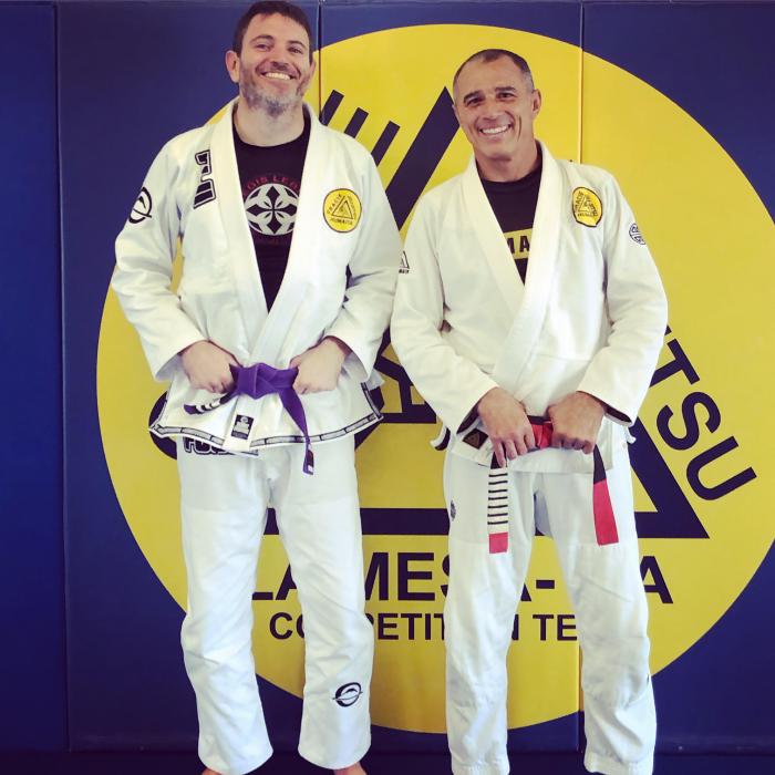 Master Royler Gracie, Winston Widdes 3-stripe purple belt