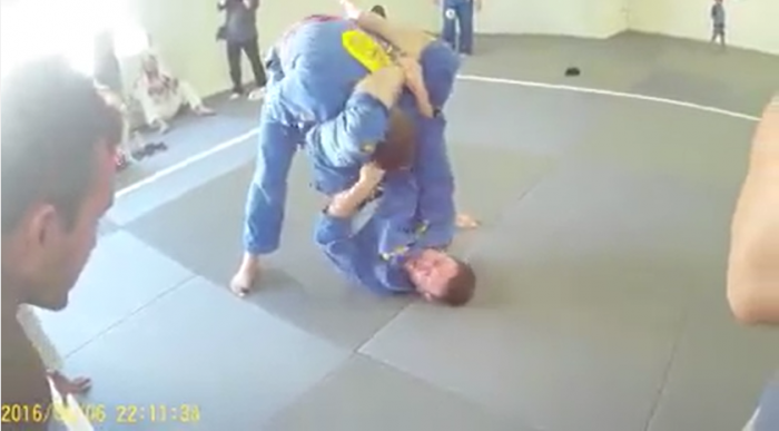 Blue Belt, Gracie tournament, triangle finish
