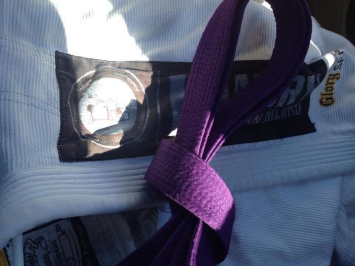 Purple belt · January 17, 2013 · Promoted by William Vandry