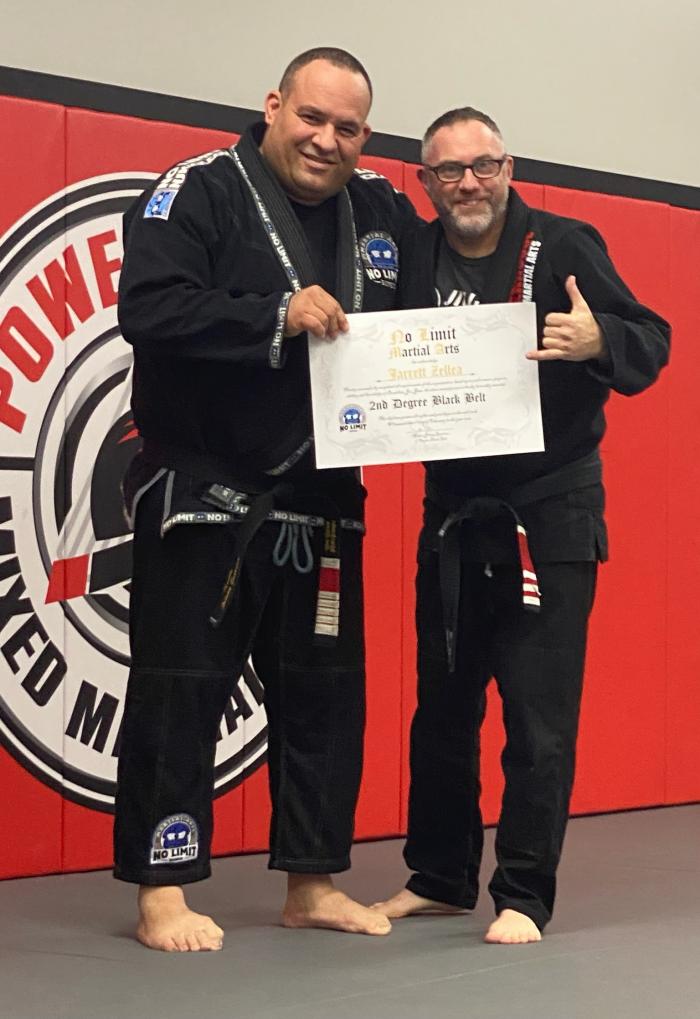 Black belt 2nd degree · February 2, 2023 · Promoted by Johnny Guerrero