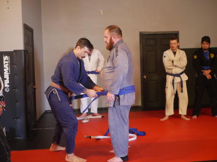 Blue belt · September 11, 2021 · Promoted by Andrew Browne