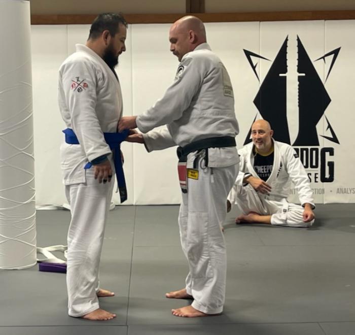 Blue belt · October 16, 2022 · Promoted by Joey Zente