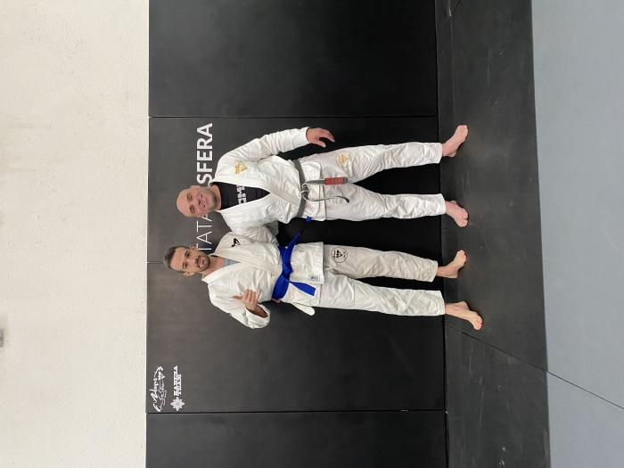 Blue belt · November 14, 2021 · Promoted by Valdir "Kabeza" Linhares