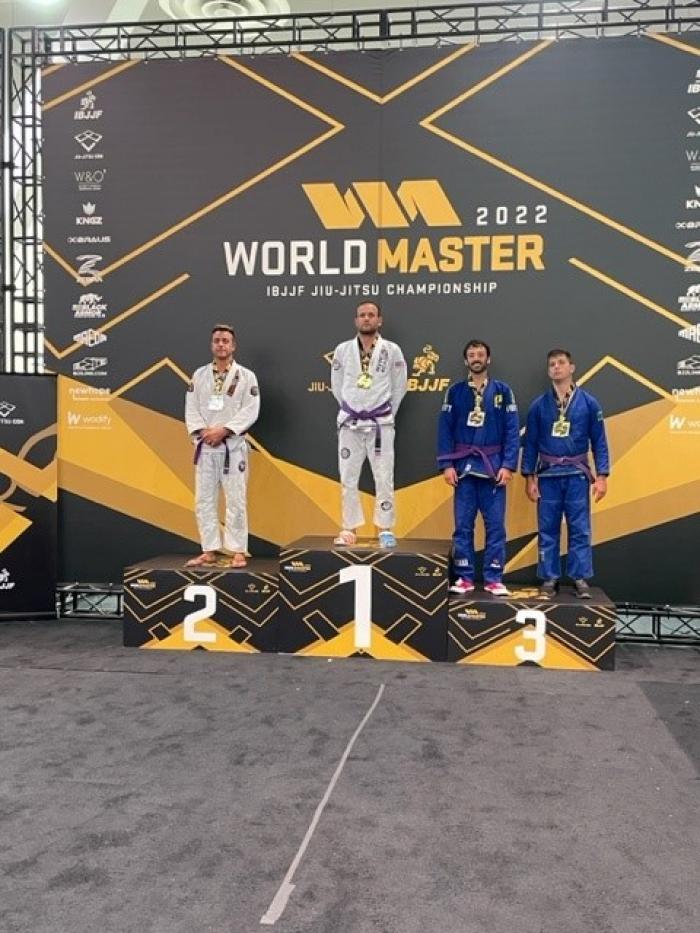 World Master IBJJF Jiu-Jitsu Championship 2022 - Master 2 / Purple / Heavy - Gold