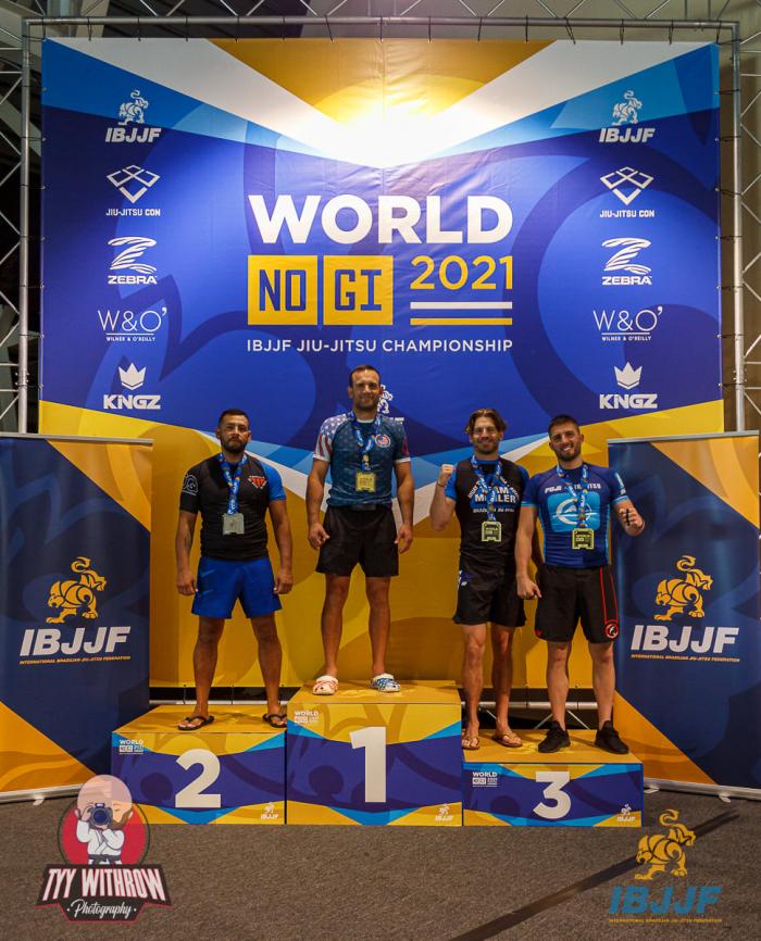 World IBJJF Jiu-Jitsu No-Gi Championship 2021 -  Master 2 / Blue / Heavy - Gold