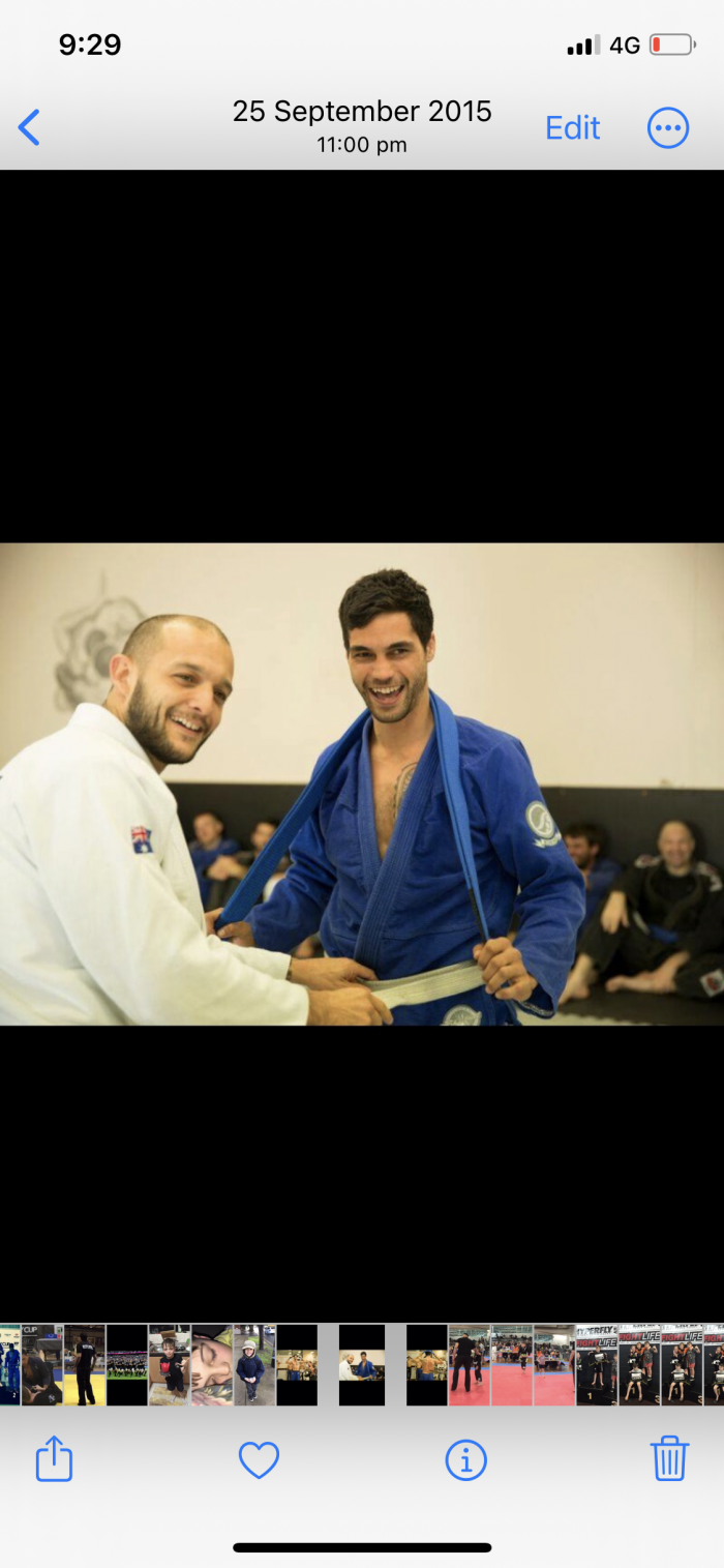 Blue belt · June 1, 2015 · Promoted by Guilherme Da Silveira Neves