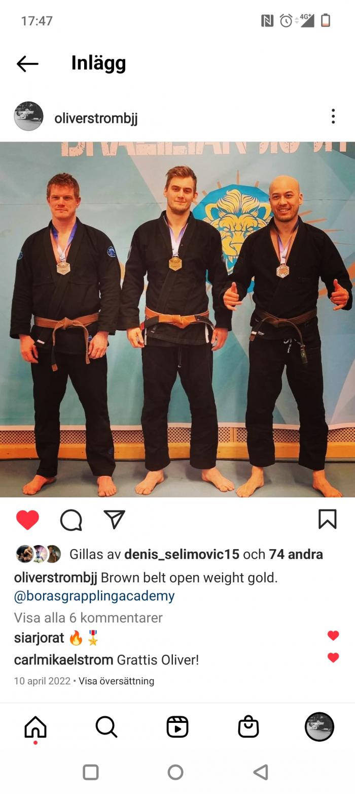 Brown belt · February 16, 2022 · Promoted by Paul Persson