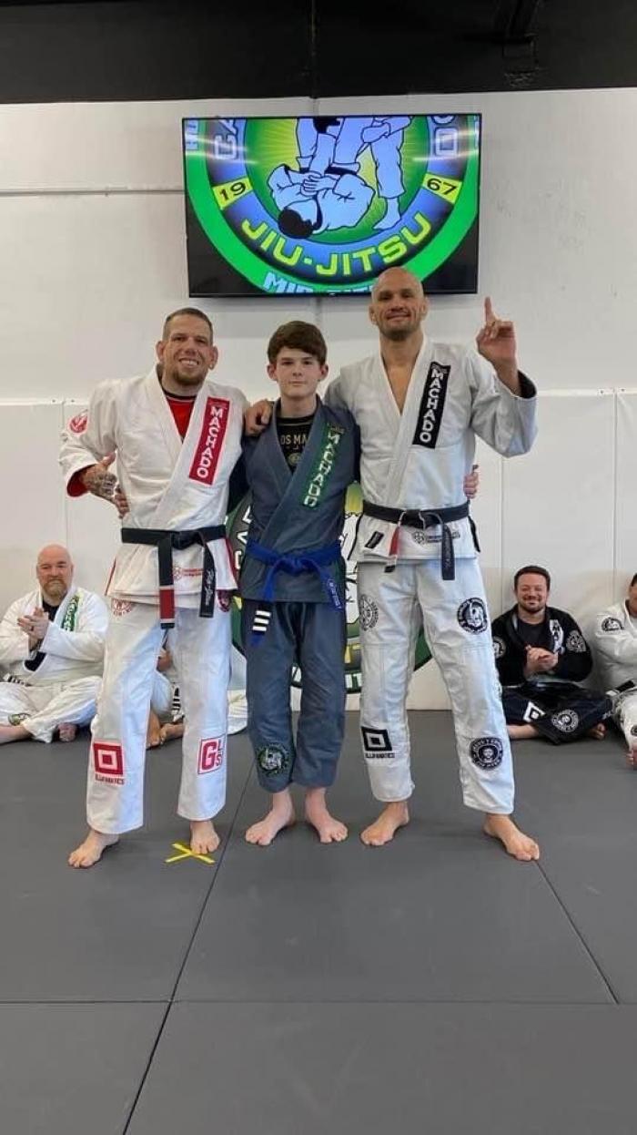Blue belt · February 9, 2022 · Promoted by Greg Hamilton