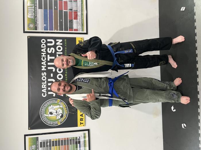 Blue belt · July 2, 2022 · Promoted by Jed Lewis