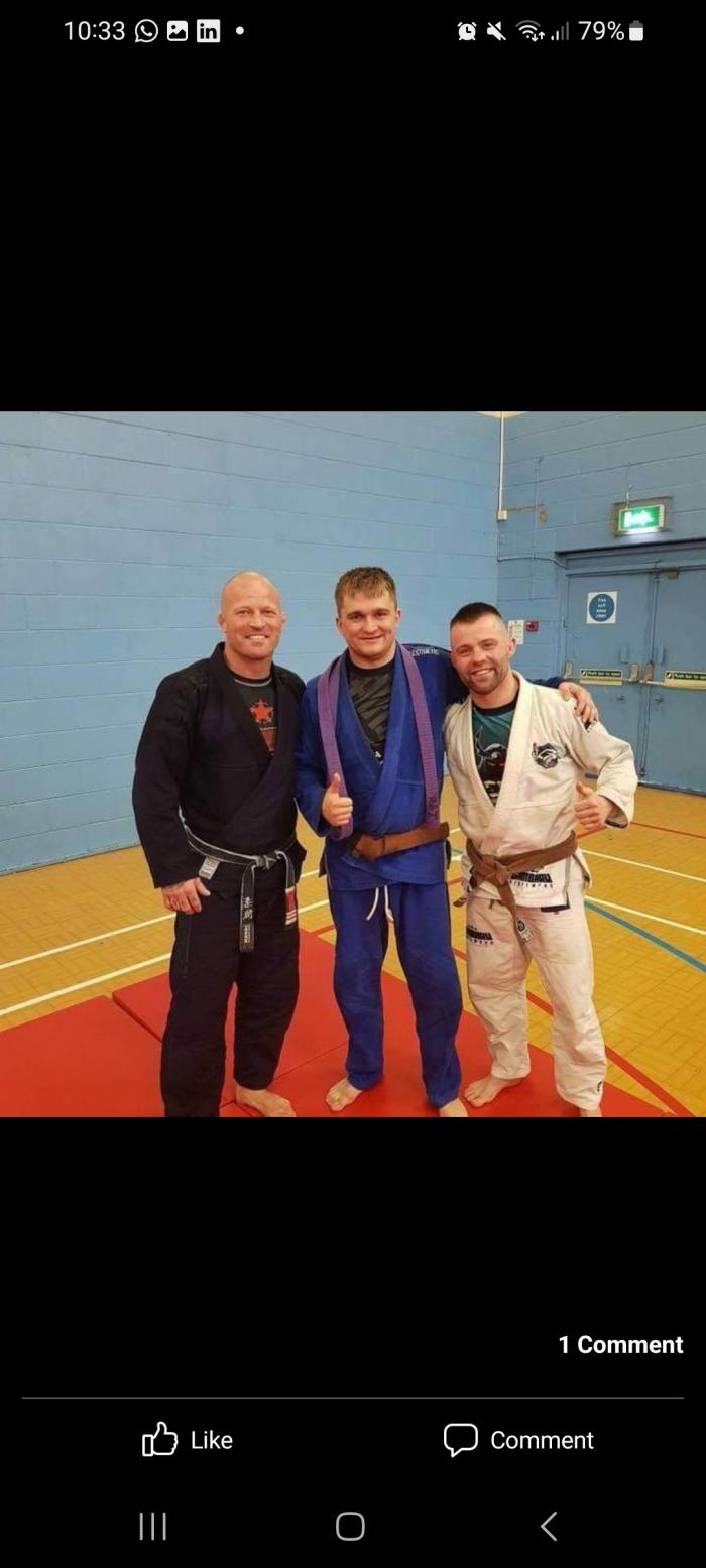 Brown belt · April 6, 2017 · Promoted by Neil Atkins