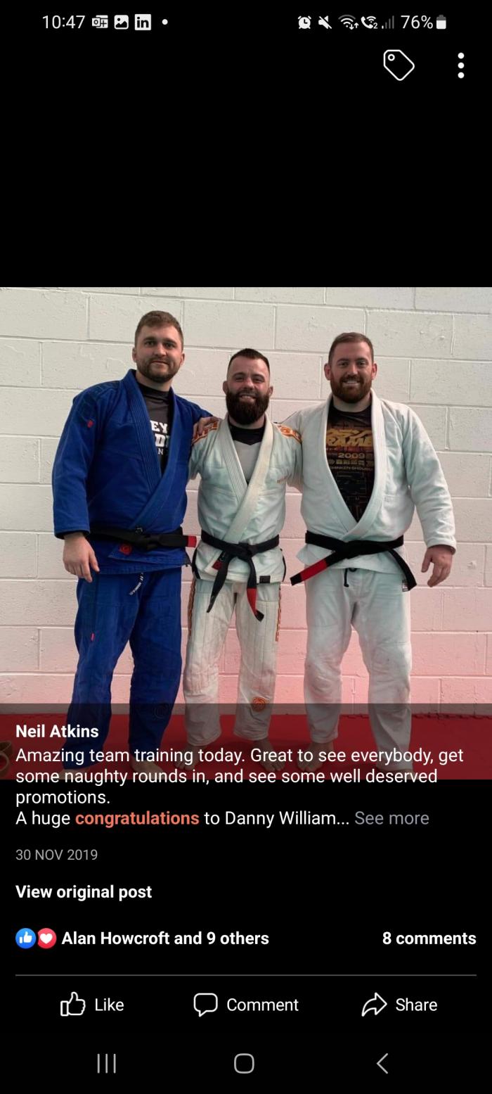Black belt · November 30, 2019 · Promoted by Mario Sukata