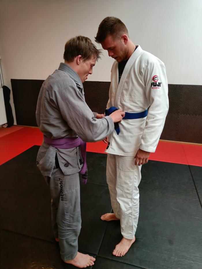 Blue belt promotion