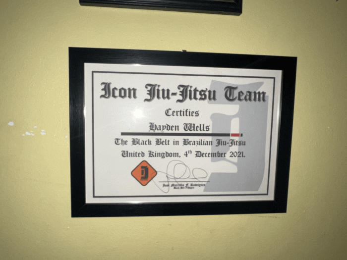 Black Belt Certificate