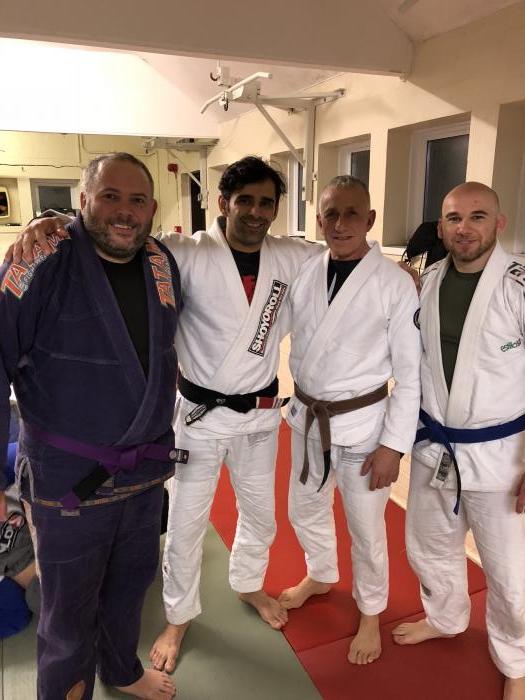 Neto Nunes Awarding Purple Belt - 6th March 2018 (with Tony Terranova and Ben Warwick)
