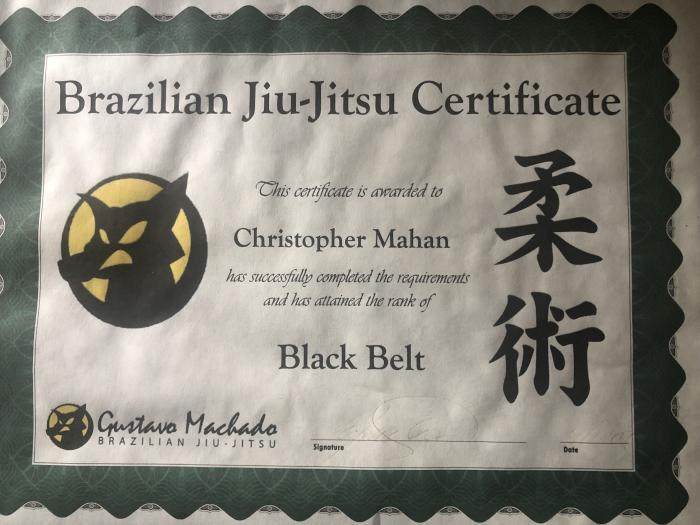 Black belt · April 11, 2009 · Promoted by Gustavo Machado