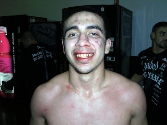 Blue belt days, MMA was fun - February 2009