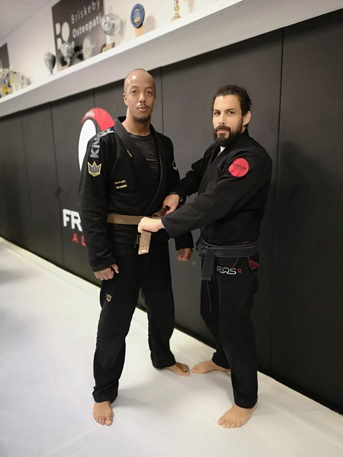 Brown belt · November 8, 2021 · Promoted by Eduardo Teta Rios