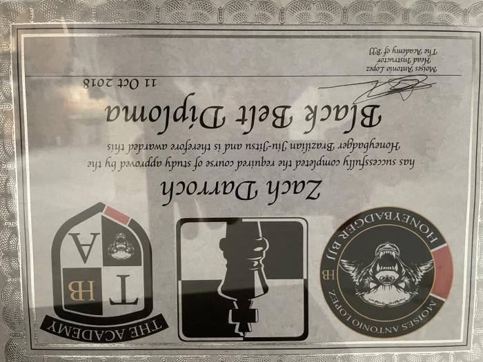 Black belt · October 10, 2018 · Promoted by Moises Antonio Lopez