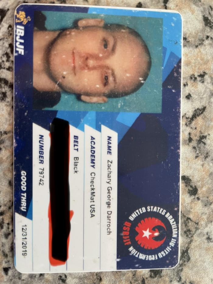 IBJJF BLACK BELT ID