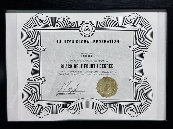 Black belt 3rd degree · October 10, 2022 · Promoted by Leonardo Xavier