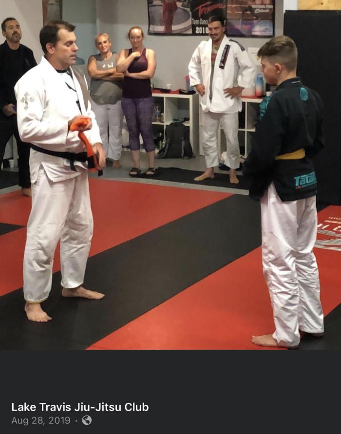 Orange belt · August 20, 2019 · Promoted by Elliott Ohara
