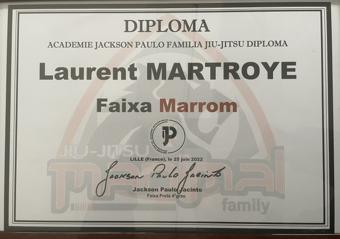 Brown belt · June 25, 2022 · Promoted by Jackson Paulo