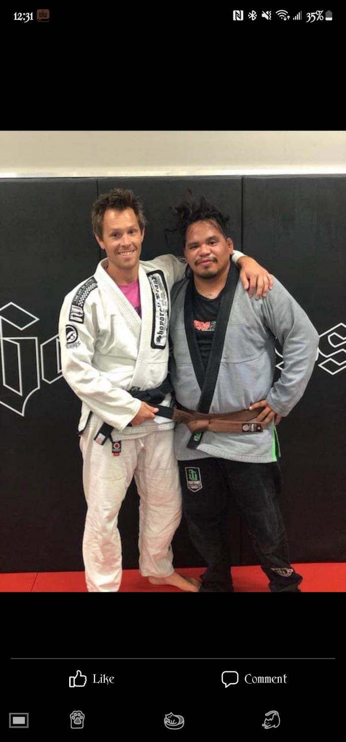 Brown belt · January 16, 2018 · Promoted by Casey Pielemeier