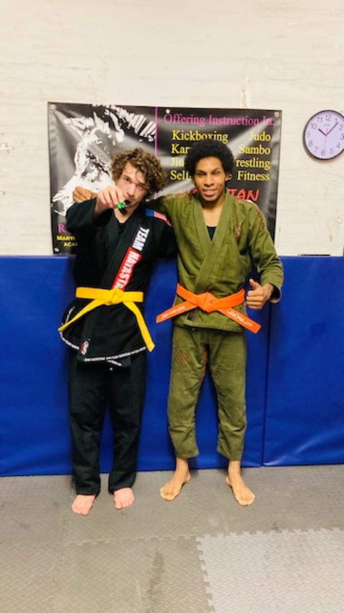 Orange belt · August 20, 2022 · Promoted by Adam Tucker