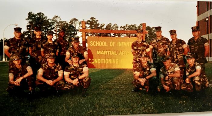 Marine Martial Arts Instructor Course early 2000's.  Great times, fun memories, tough training partners!