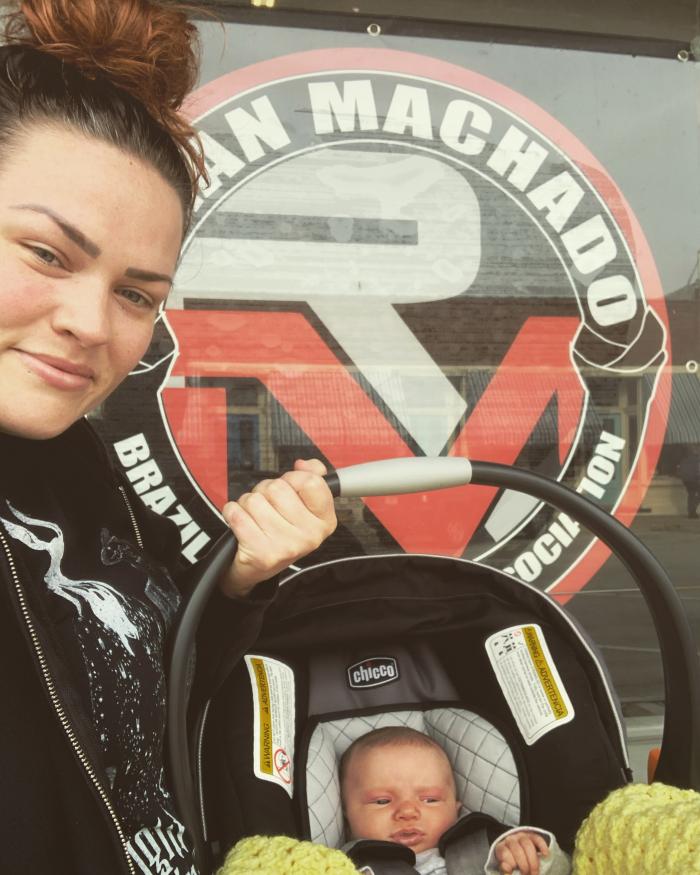Outside the gym