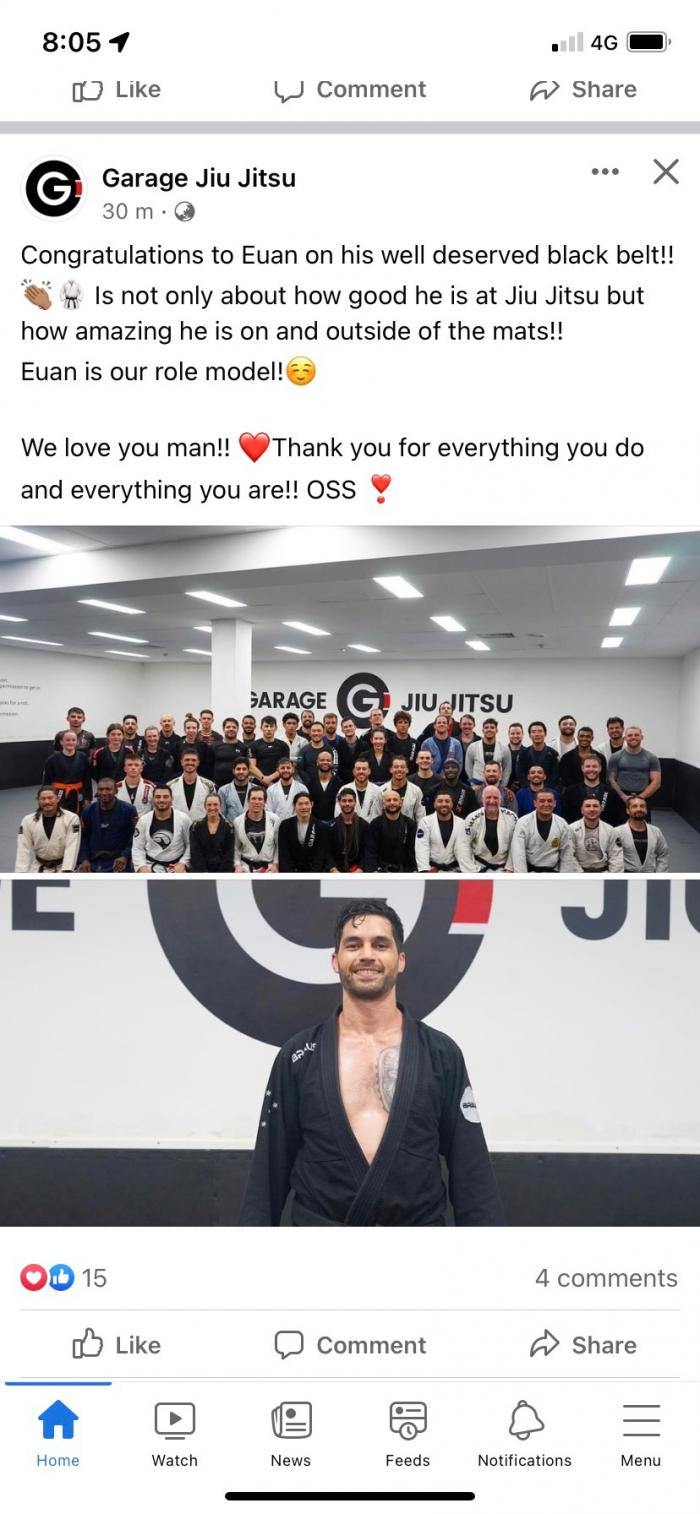 Black belt · October 4, 2022 · Promoted by Guilherme Da Silveira Neves