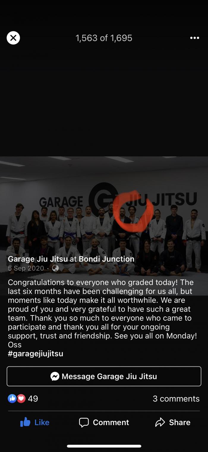 Brown belt · September 6, 2020 · Promoted by Guilherme Da Silveira Neves