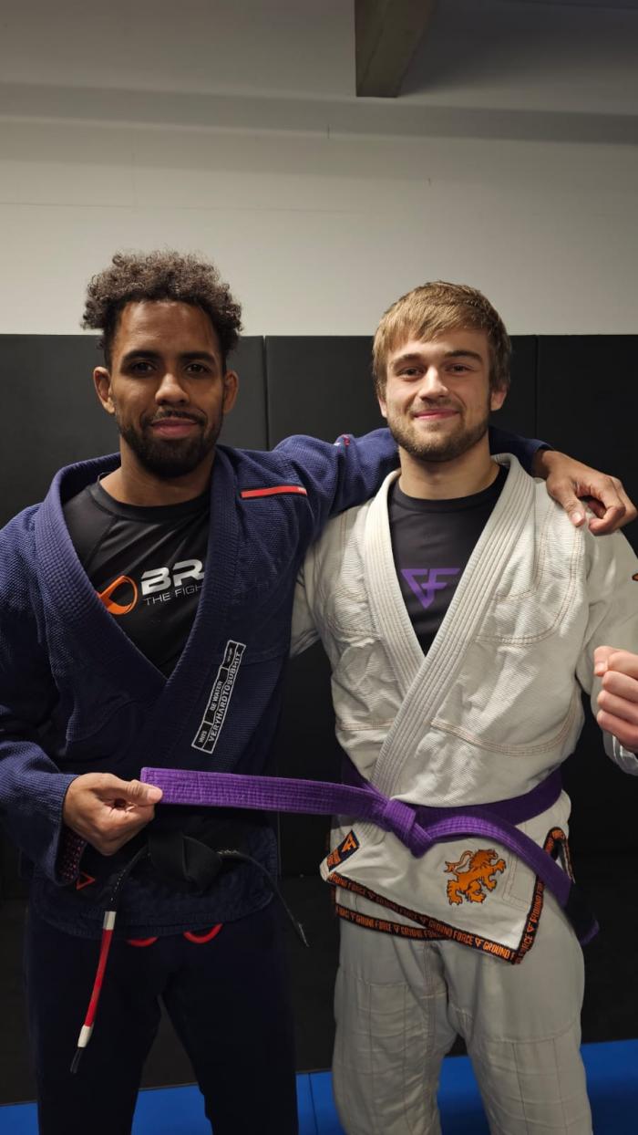 Purple belt · February 23, 2023 · Promoted by Orlando Prins