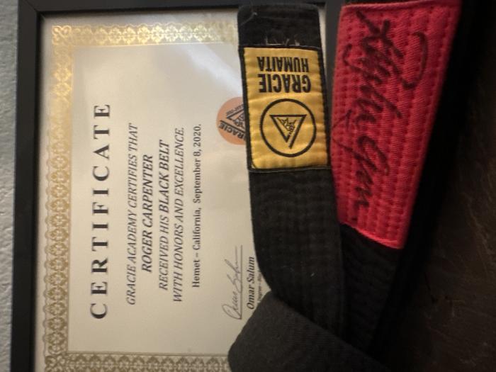 Black belt · September 24, 2020 · Promoted by Omar Salum
