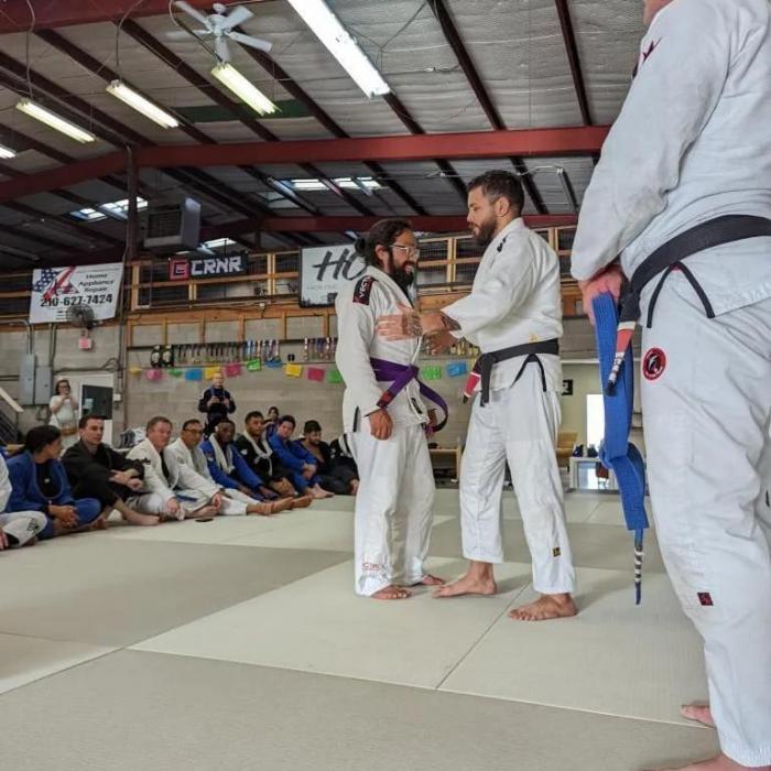 Purple belt · June 16, 2022 · Promoted by Jacob Landin